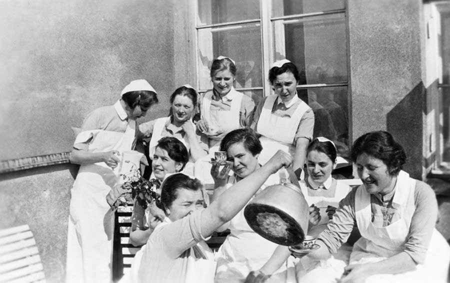 Sairaanhoitajaopiskelijat Marian Sairaala 1929